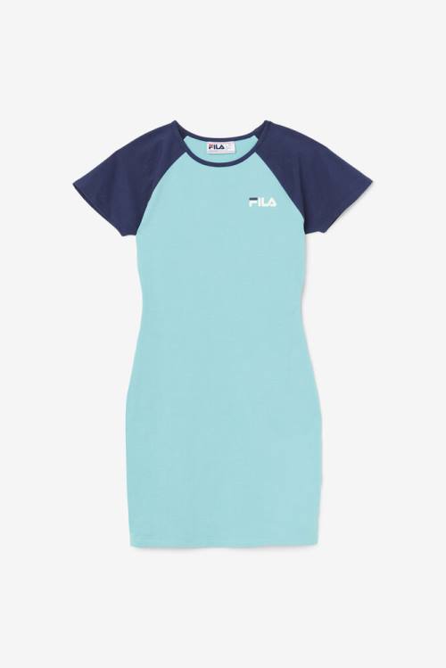 Vestido Fila Kyra Mujer Azules Claro Azul Marino | Fila380BZ