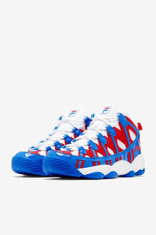 Zapatillas Fila Stackhouse Spaghetti Hombre Blancas Rojas Azules | Fila207QY
